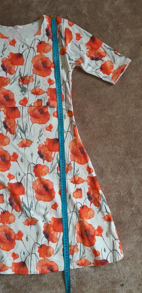 Šaty na dojčenie vlčie maky,