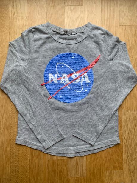 Tricko h&m a meniacimi flitrami, bushman,134