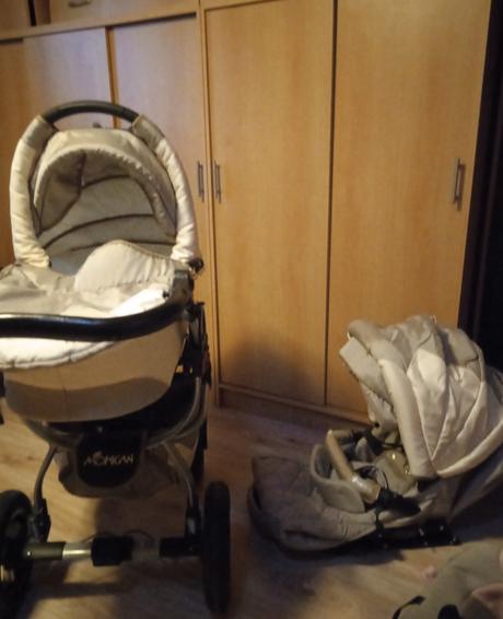 Kočík mohican 2 kombinácia + vajíčko, 