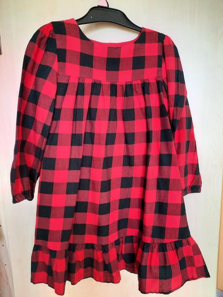 Dievčenské kárované šaty, gap,116