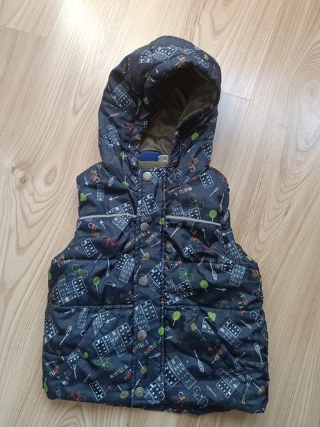 Chlapčenska prechodná vesta s kapucňou, lupilu,92