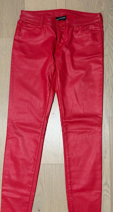 Emporio armani w28 červené nohavice, armani,28