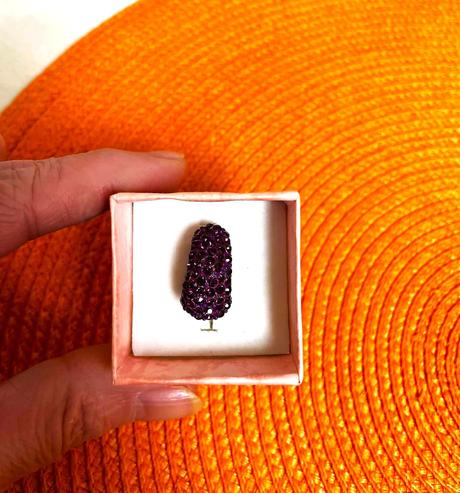 Štrasové náušnice/gondolky, 