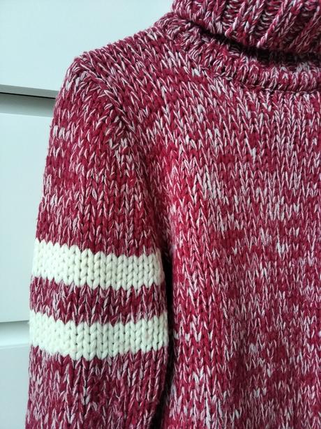 Pletený rolák, fishbone,s