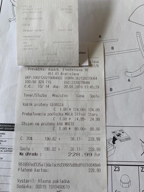 Pruteny kosik- cestovna koliska, 50,80