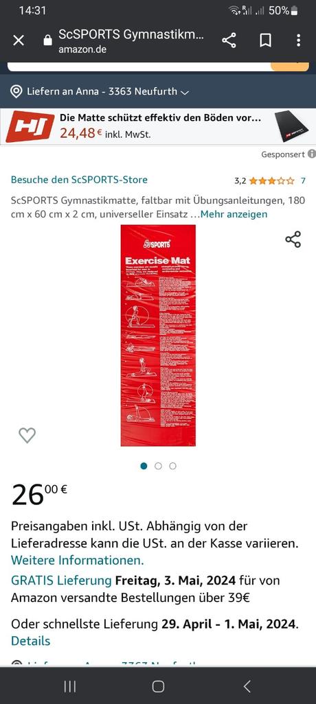 Gymnasticka podlozka, 