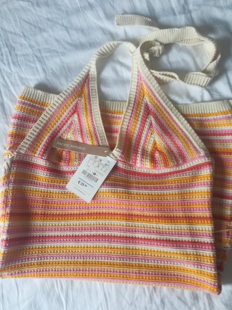 Letné úpletové šaty, pull&bear,l