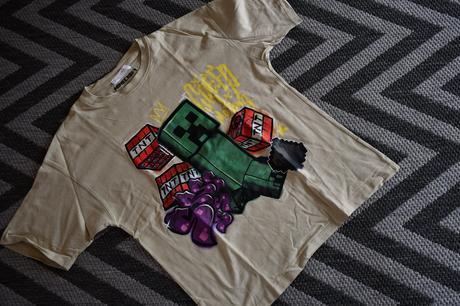 Tričko minecraft, zara,164