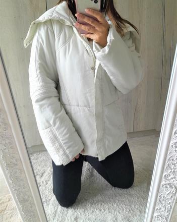 Zimná vetrovka s veľkým golierom-xl, xl