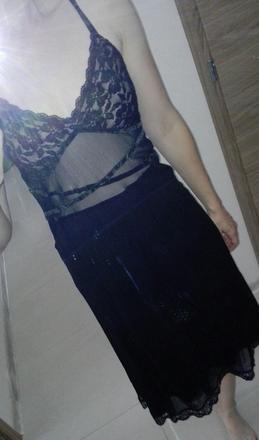 Elegantné šifonové šaty, mexx,s