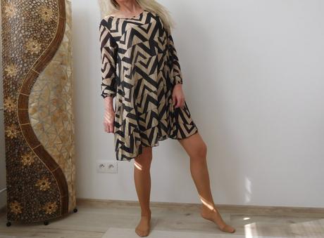 Šaty tilové pružné ležerný strih, xl,, xl