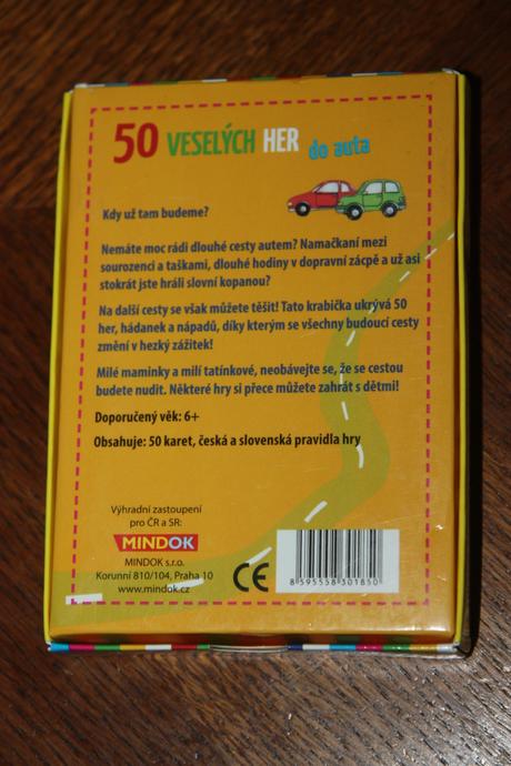 50 veselých her na cesty- od 6 rokov, 