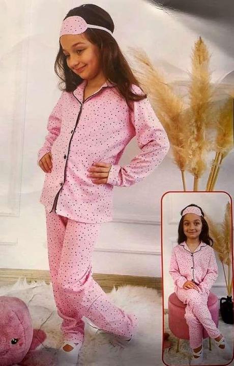 Detské bavlnené pyžamko na zapínanie, 92 - 158