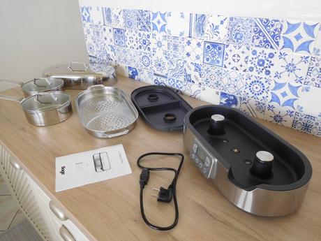 Saga sfs 800 parný hrniec nerezový, nový, 