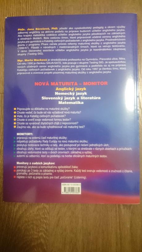 Monitor - nová maturita anglický jazyk,