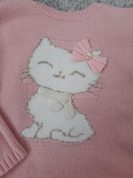 Dievčenské šaty+sveter, mayoral,86