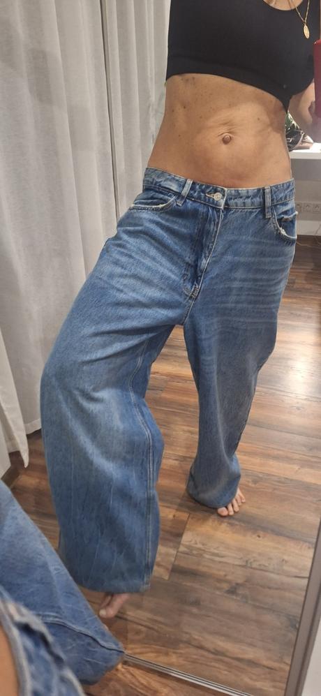 Široke rifle baggy zara vel 40/42, zara,40