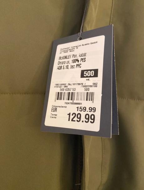 Pánska zimná bunda veľkosť s, mckinley,s