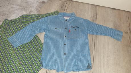 Košele, pulovrík pompdelux, levis, benetton, 104–116