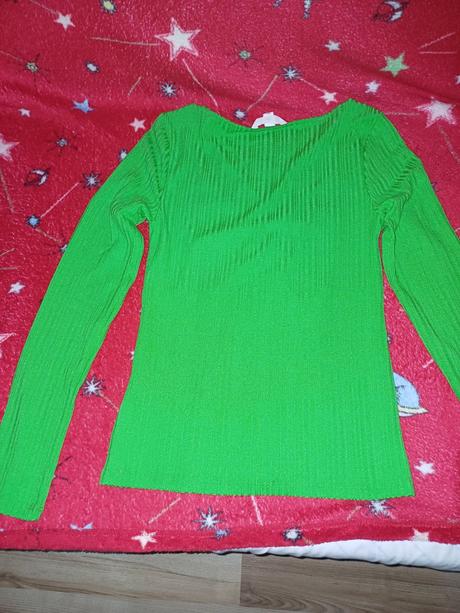Zelený dámsky pulóver, h&m,s