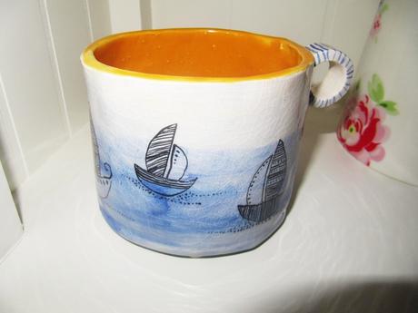 Hrnček - loďky, 