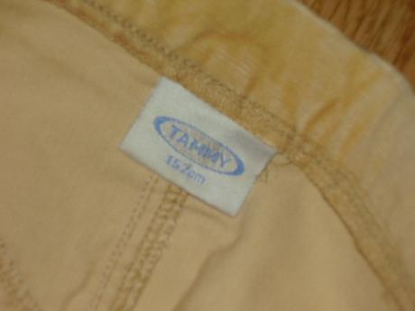 Svetlo hneda menčestrova dlhšia suknička zn. tammy, 152