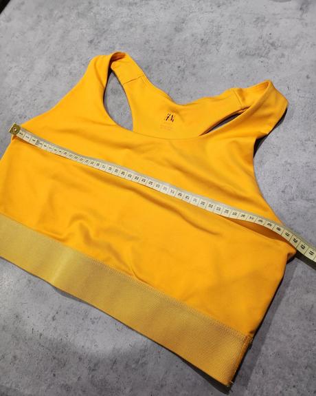 Oranžová športová podprsenka, h&m,xl