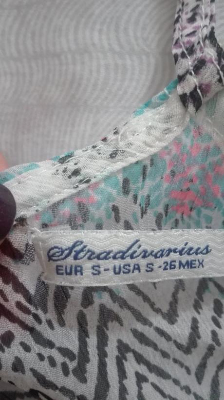 Farebne tielko, stradivarius,s