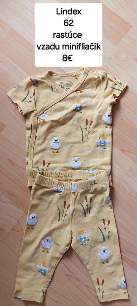 Súprava tepláky a body kačičky, lindex,62