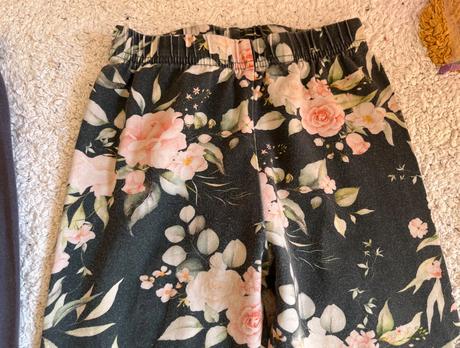 2x handmade bavlnené legíny, lily grey, 104, 104