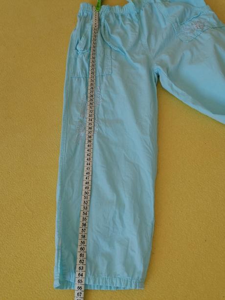 Bavlnené letné nohavice 134/140, 134