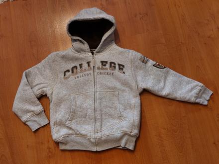 Vyteplená mikina, 134