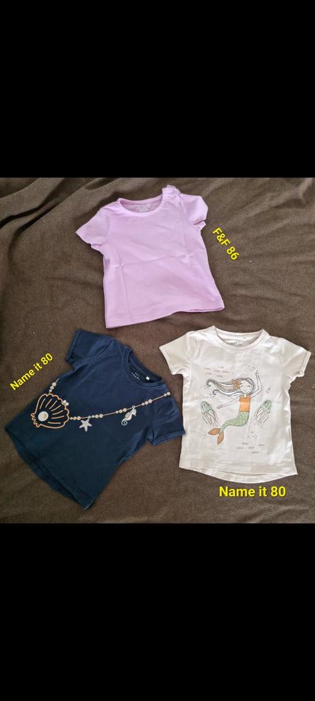 Tričká kr veľk. 80/86, name it,86