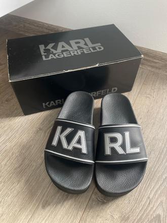 Šľapky karl lagerfeld na platforme, karl lagerfeld,35