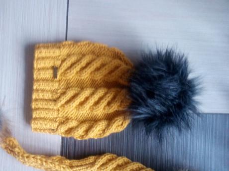 Set na zimu horčicový, 