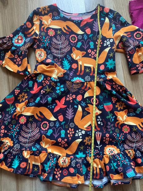 Liskove saty, c.110/116 + zadarmo agatky, 110