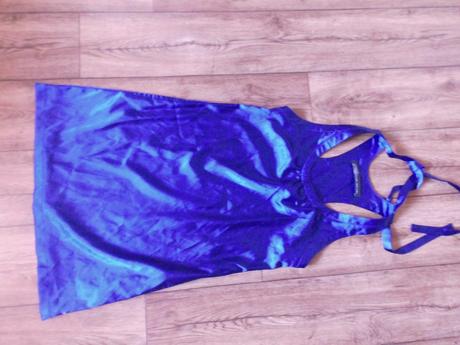 Saténové šaty, river island,m