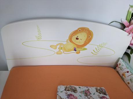 Detská posteľ s gravírovanim, šírka (cm): 90,dĺžka (cm): 190