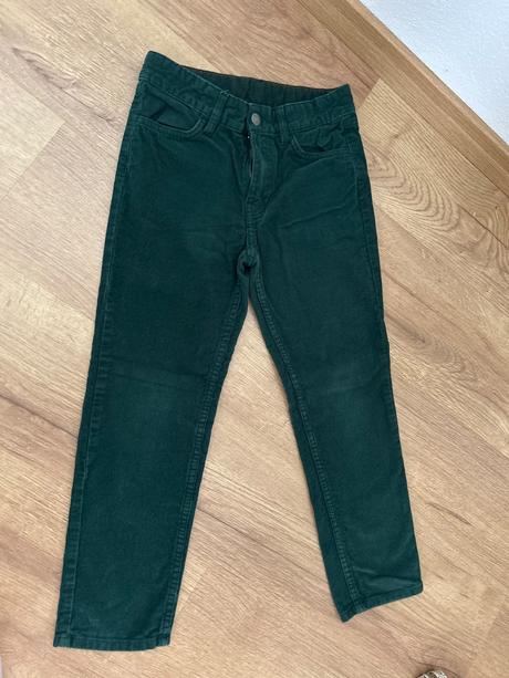 Menčestrové nohavice, h&m,134