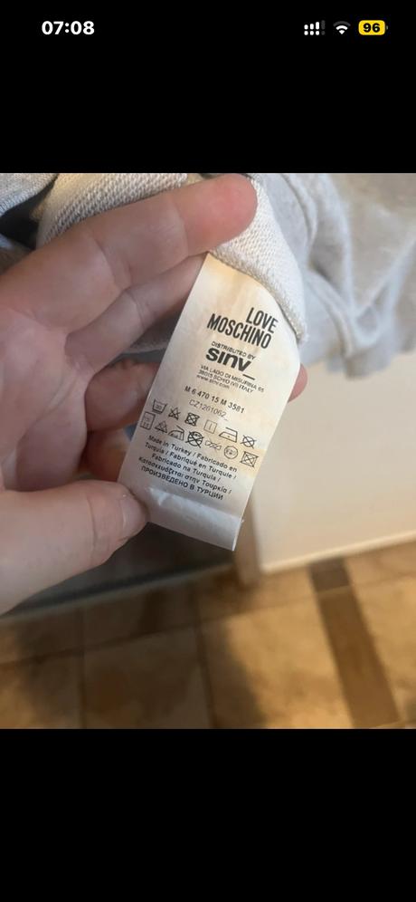 Mikina moschino, adidas,xl