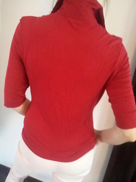 Dámske červené tričko marks & spencer, marks & spencer,xl