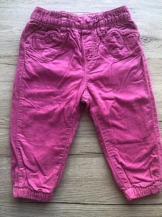 Nohavice 9-12mesiacov, h&m,80
