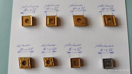 Sústružnícke platky nove, 