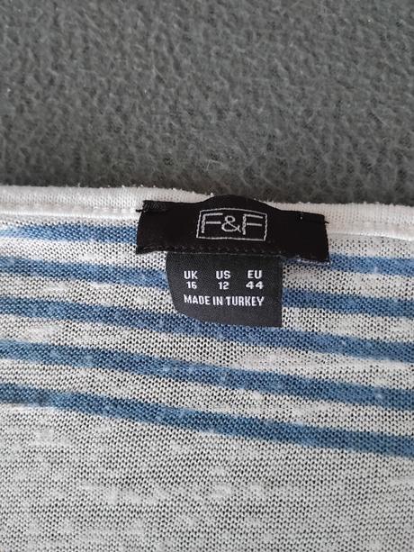 Tričko na uvazovanie, f&f,44