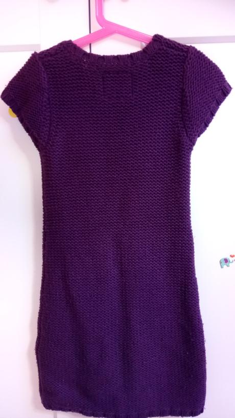 Pletené šaty 122/128, tcm,122