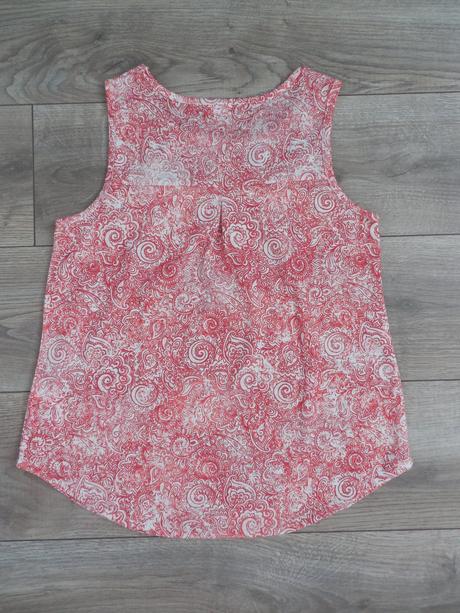 Červeno-biele tielko, xs