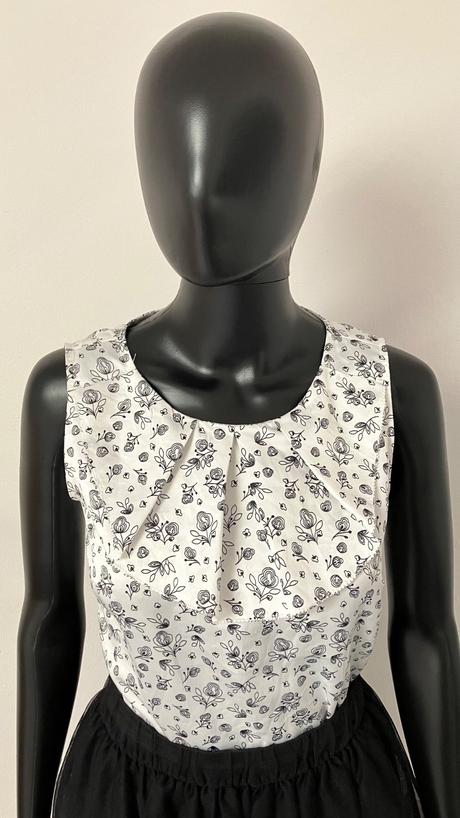 Dámska vzorovaná blúzka čiernobiela gap (xs), gap,xs