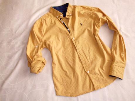 Slim roll up rukáv, ralph lauren,m