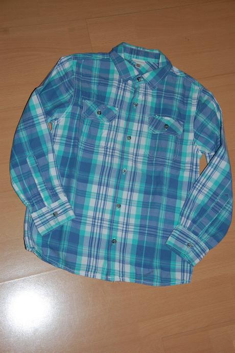Károvaná košeľa, vertbaudet,134