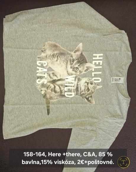 Dievčenské tričká s dlhým rukávom., 164